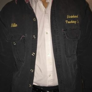 Vintage Authentic Embroidered Trucker Jacket